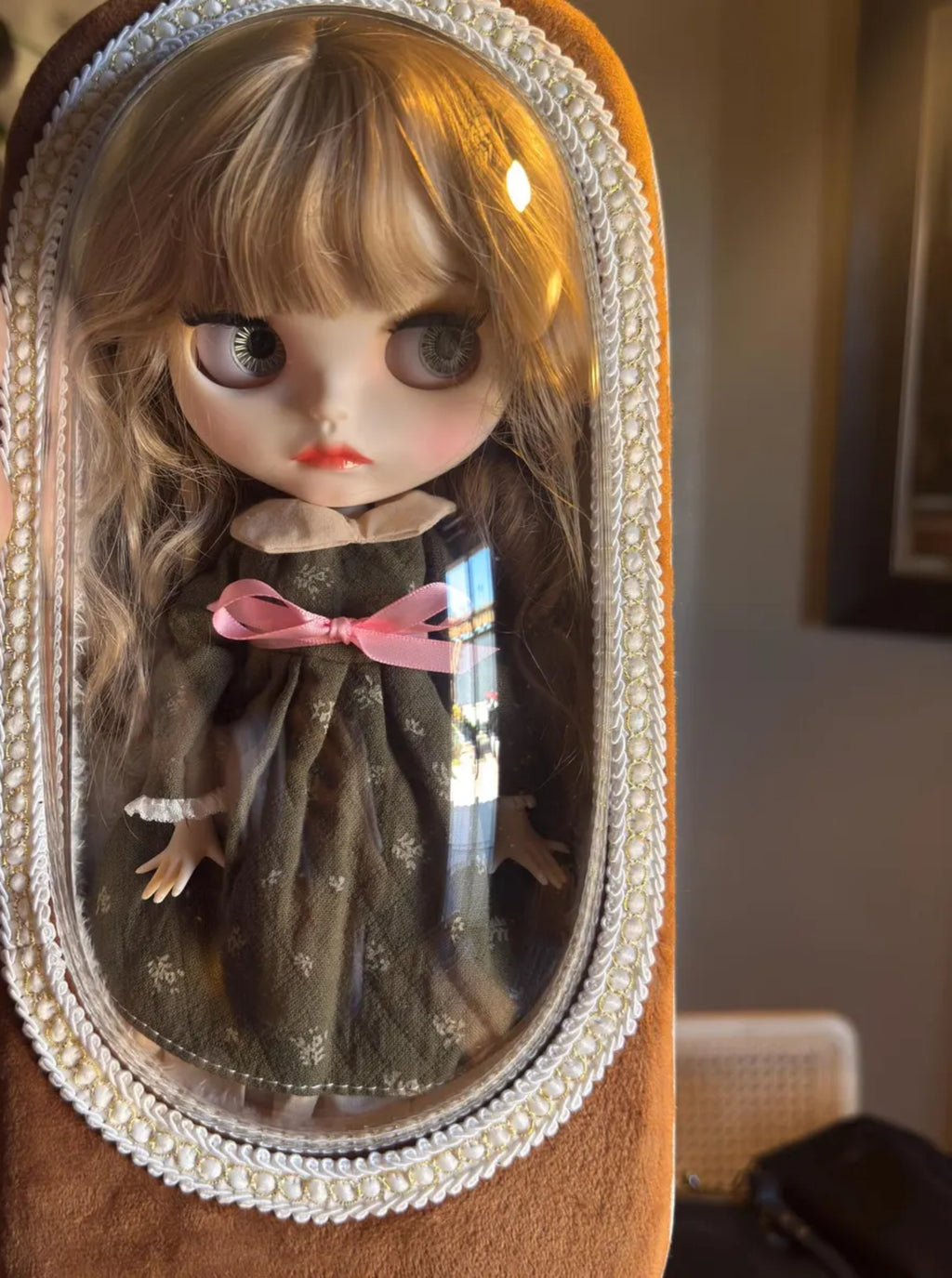 Blythe doll carry bag,1/6" BDJ carry bag,Customized colorr carry bag