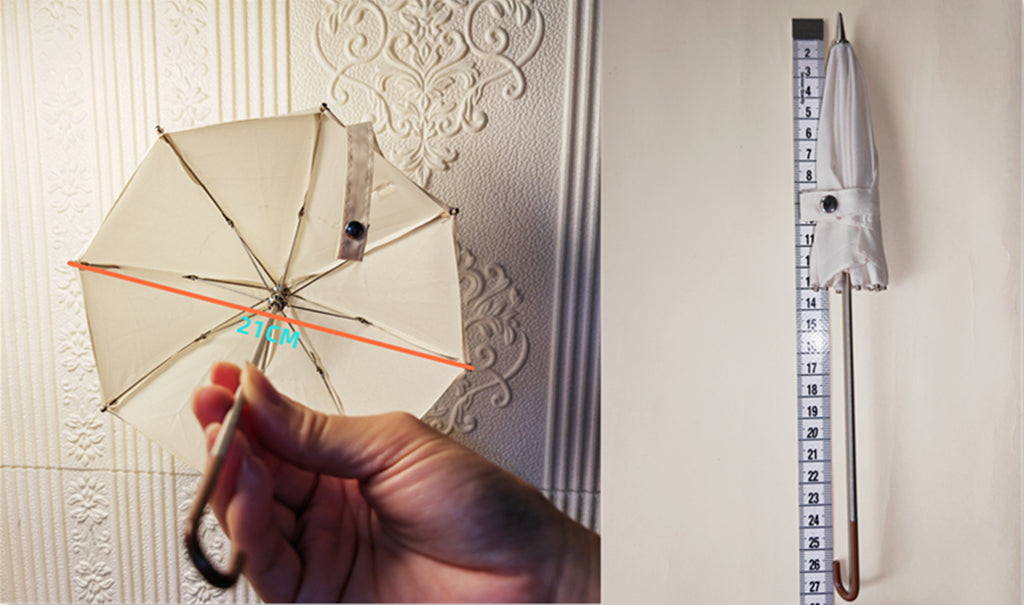 1/8" Doll Miniature Umbrella