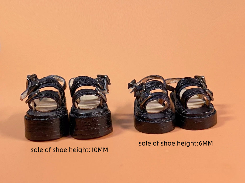OB22,OB24 Blythe shoes sandals(Sole height 6MM)