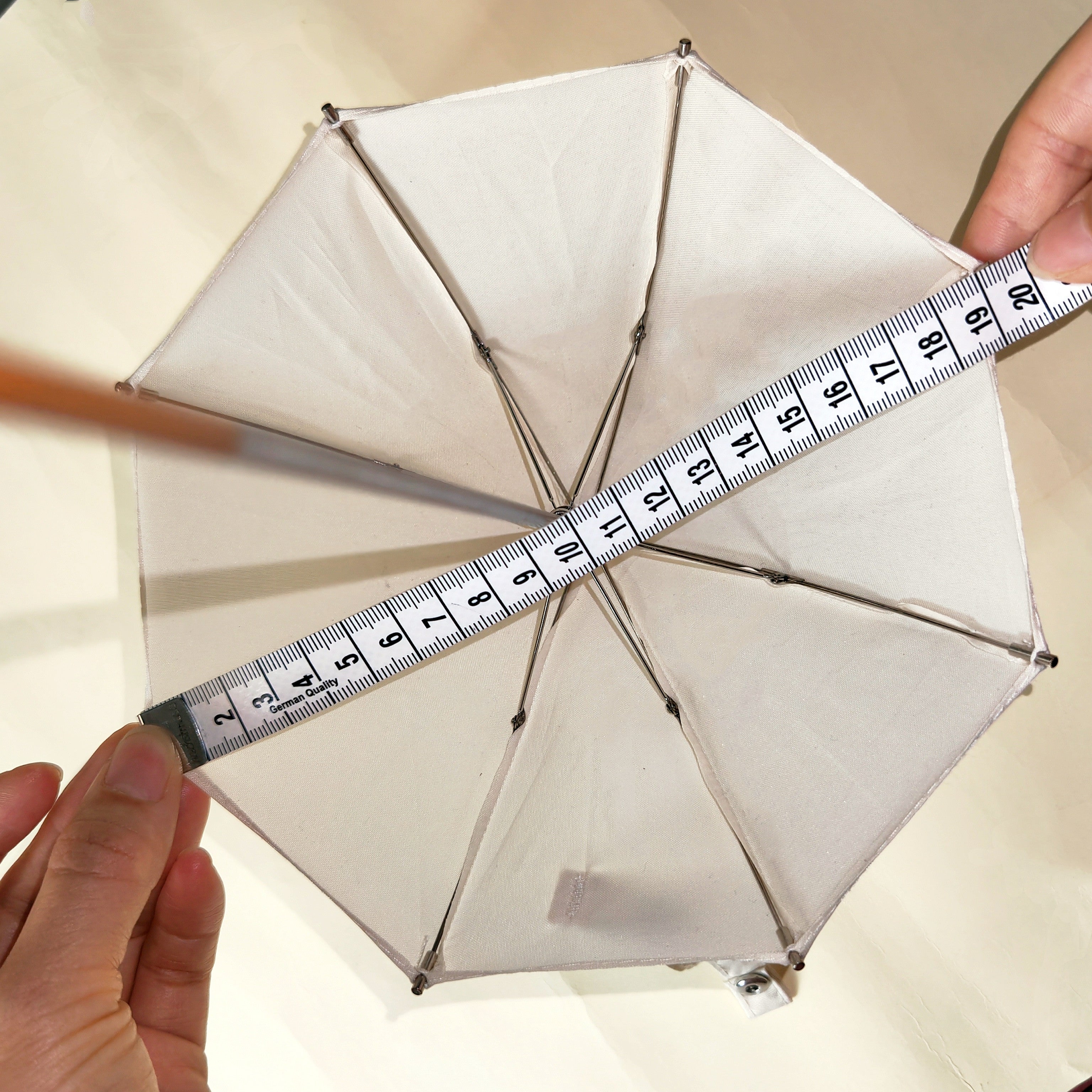 1/8" Doll Miniature Umbrella