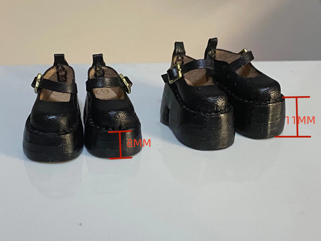 OB22,OB24 Blythe shoes Mary Jane shoes(Sole height 10MM)