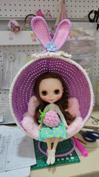 Crochet cradle chair, suitable for Blythe, OB22,OB24