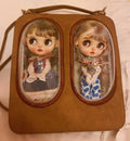 Blythe doll carry bag, obitsu 22,OB24 doll container, 1/6" doll carry bag,BDJ carry bag ,Twins dolls bag