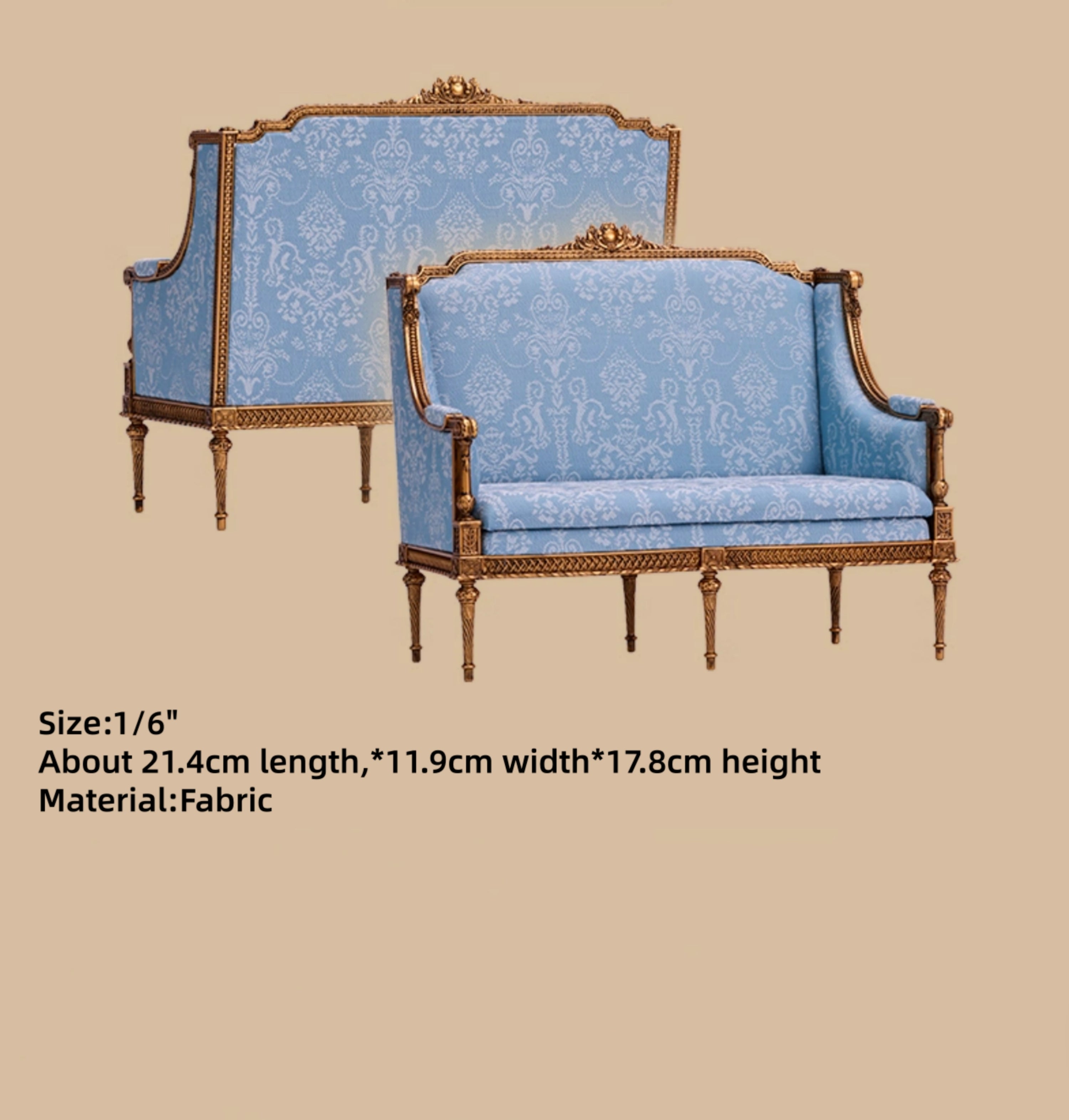 1/6" mini furniture- sofa 2