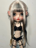 Blythe doll wig mohair wig 3