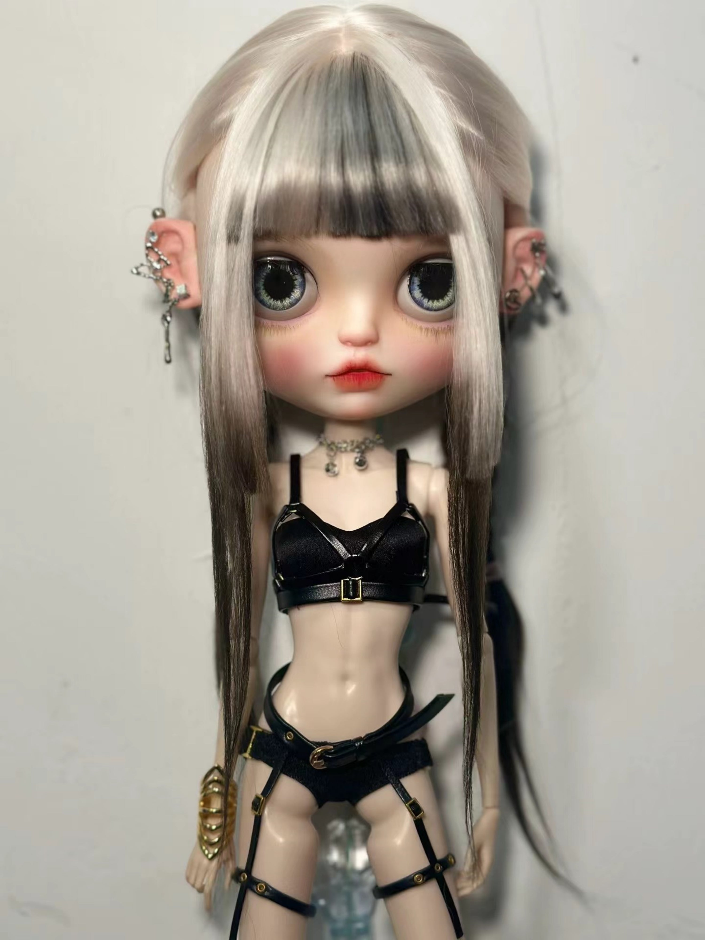 Blythe doll wig mohair wig 3