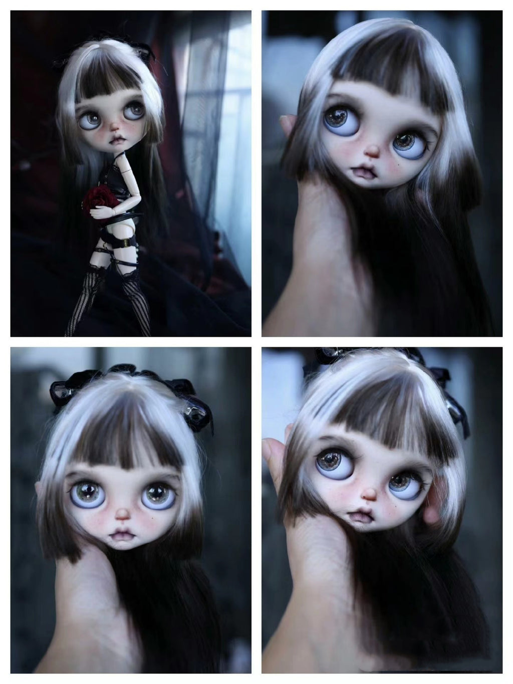 Blythe doll wig mohair wig 3