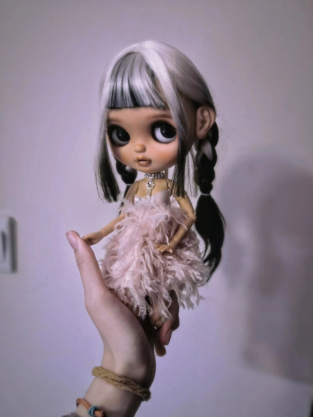 Blythe doll wig mohair wig 3