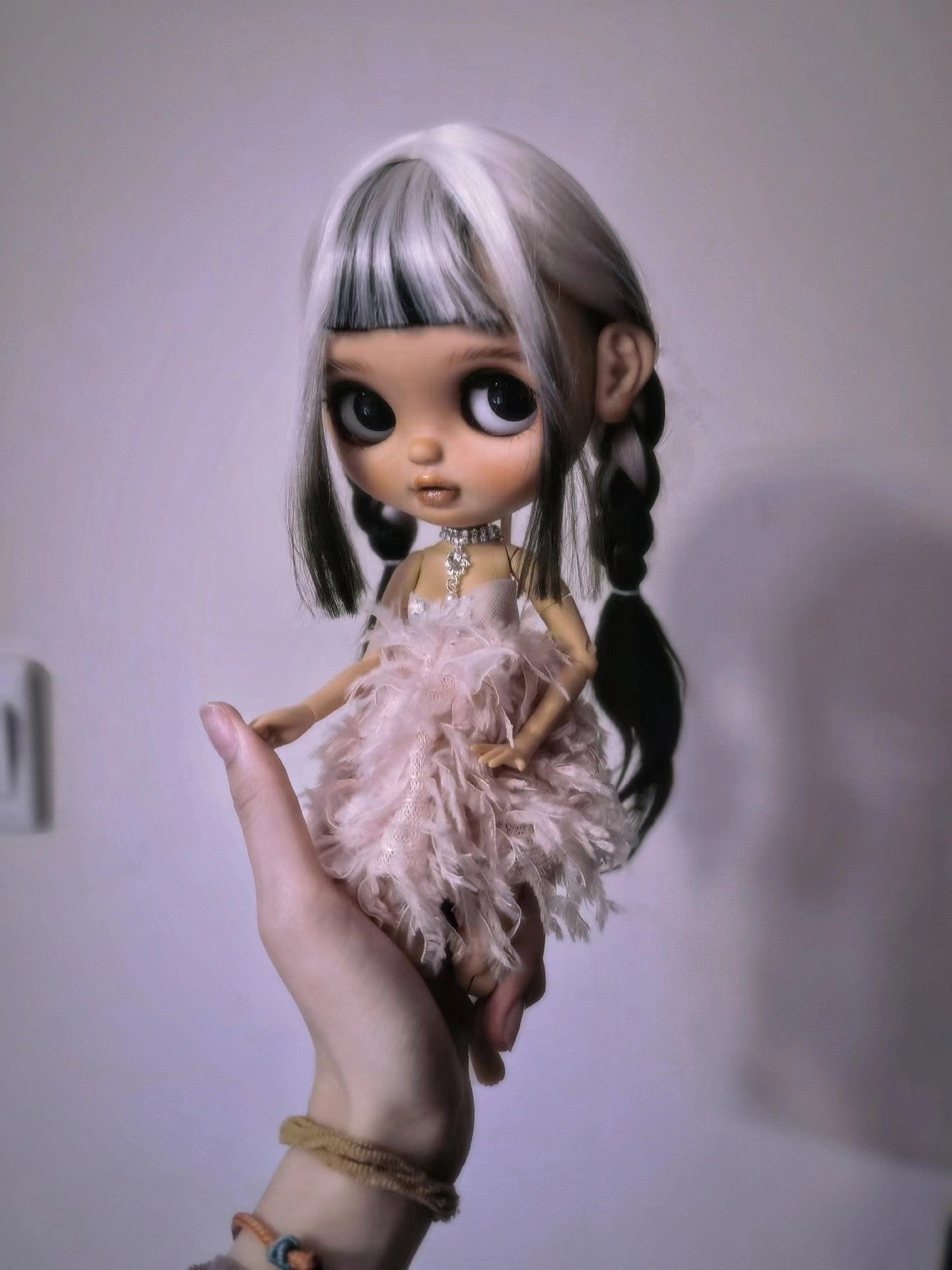 Blythe doll wig mohair wig 3
