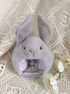 1/6" Doll Animal shaped plush hat-rabbit shaped hat