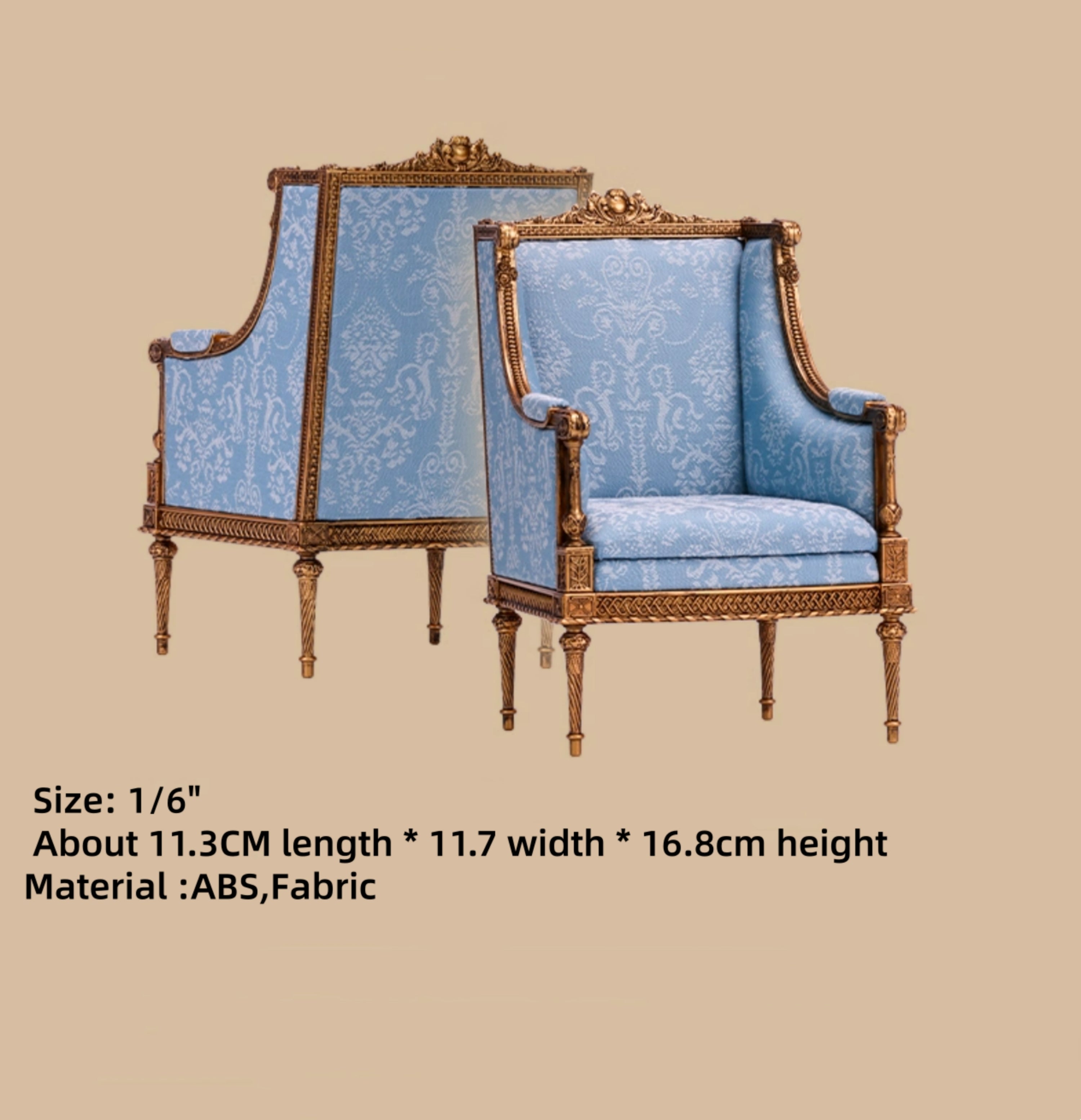 1/6 "Doll mini furniture-armchair 2