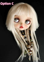 Blythe doll wig mohair wig 2
