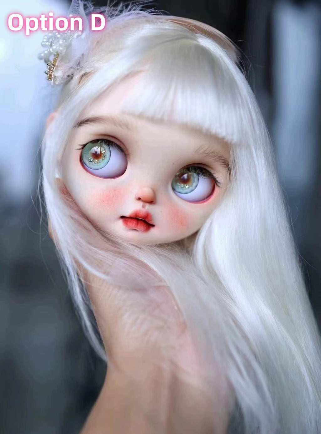Blythe doll wig mohair wig 2