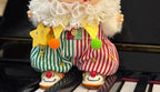 17CM Doll Clown clothing and shoe set