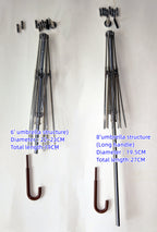 1/8" Doll Miniature Umbrella
