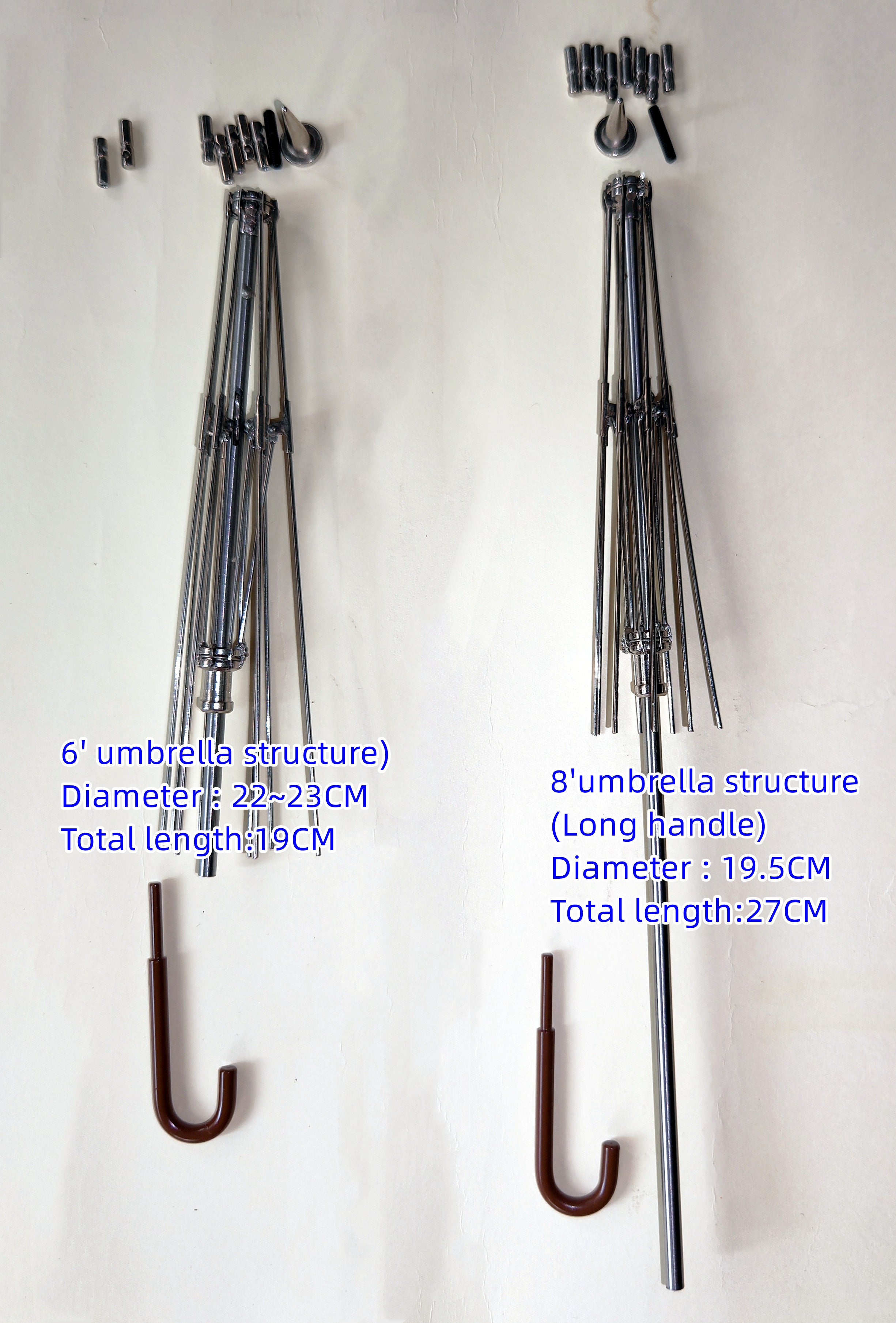 1/8" Doll Miniature Umbrella